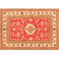 thumbnail image 1 of Ahgly Company Indoor Rectangle Geometric Orange Traditional Area Rugs, 2' x 3', 1 of 1