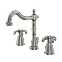 Two Handle 8" to 16" Widespread Lavatory Faucet with Retail Pop-up