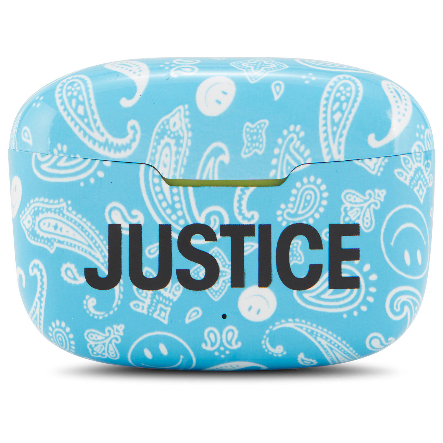 Justice True Wireless Earbuds With Charging Case Blue Paisley 5619