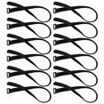 thumbnail image 1 of Luxshiny 12 Pcs Sangles de Fixation Ajustables Noires pour Parasol de Patio Réutilisables Coupe-Vent Bandes Stabilisatrices pour Usage Extérieur, 1 of 6