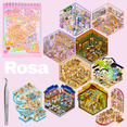 thumbnail image 2 of Libreta Sticker Pegatinas Decoración Cuarto Miniatura 10 Escenas, 2 of 9