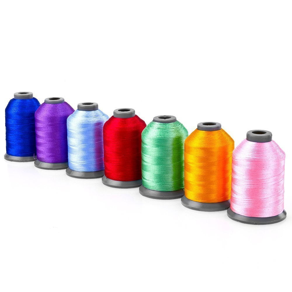 Embroidery Hoop Package Includes Free Sock Hoop 7 Spools of Embroidery Thread and Embroidery Scissors - ThreadNanny