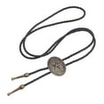 thumbnail image 4 of Fashion Vintage Bolo Tie, Adjustable Cowboy Tie Bolo Leather Neckties for Men Western Necklace for Halloween Carnival Formal Banquet Party Bronze, 4 of 8