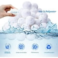 thumbnail image 4 of RuiJiao 500g Pool Filter Balls,Filter Balls for Sand Filter Pump for Above Ground Pool Eco-Friendly Fiber Filter Media for Swimming Pool Sand Filters, 4 of 5
