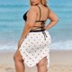 thumbnail image 4 of Mujeres Playa Tapas Sarong con Correa Ajustable, Tela Drapeada Transparente para Piscina Y Resort Desgaste, 4 of 9