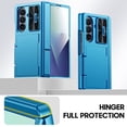 thumbnail image 3 of Vizvera para Samsung Galaxy Z Fold 7 Case RFID Wallet with Cards Holder[Kickstand][Camera Cover] Shockproof Silicone Protective Phone Case para Z Fold 7 2025-Azul Claro, 3 of 11