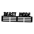 thumbnail image 4 of tamizeot Wall Mount Medal Hanger Display Rack Black for Lounge, Gymnaum with 3 Rows Style A Style A, 4 of 6