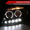 thumbnail image 2 of Dual Halo Projector Headlights (Chrome Housing/Clear Lens) Made for and Compatible with 1997-2004 Ford F-150 / 1997-2002 Expedition, 2 of 9