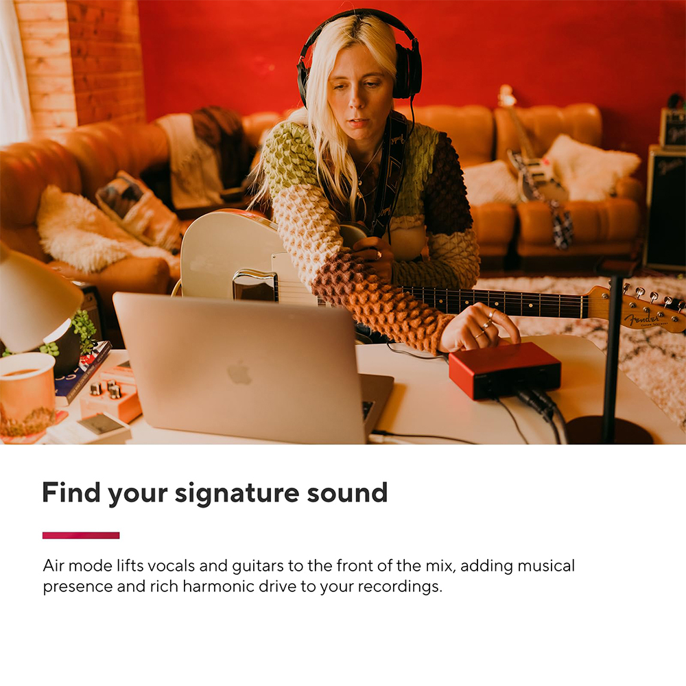 Focusrite AMS-SCARLETT-SOLO-ST Scarlett Solo Studio 4th Gen Audio Interface Bundle with Mic, Headphones + XLR Male to XLR Female Cable + Universal Pop Filter Wind Screen + Microphone Stand with Boom