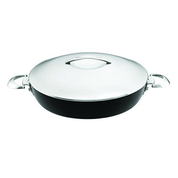 Scanpan Professional 12.5 Inch Chef's Pan With Lid, 4.25 Quart