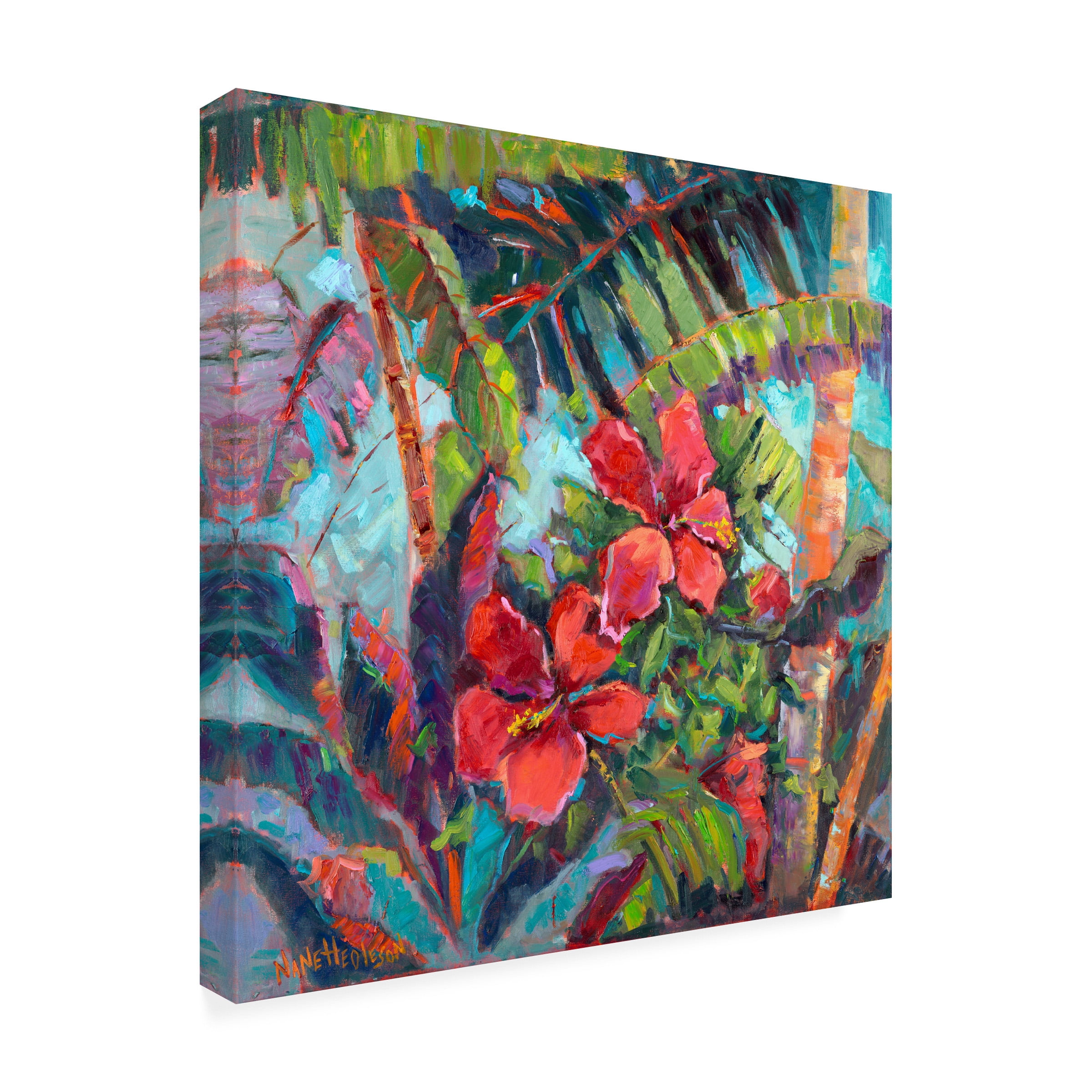 Nanette Oleson 'Splash Of The Tropics II' Outdoor Canvas 14x19