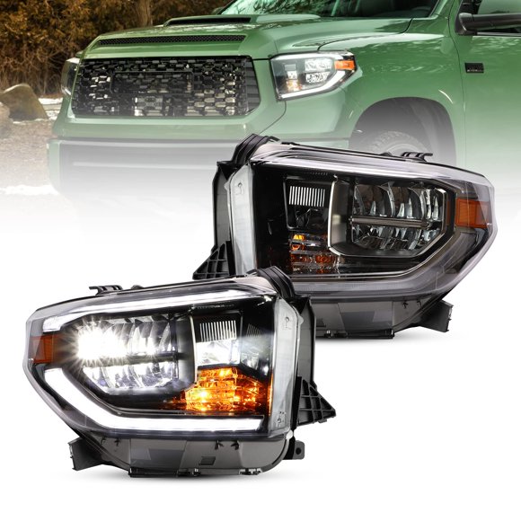 Faros delanteros VLAND para Toyota Tundra 2014-2019 LED secuenciales