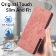 thumbnail image 5 of Allytechgroup Floral Series Wallet Case for Motorola Moto G 5G 2024, Premium PU Leather Cards Holder RFID Blocking Flip Cover Drop Protection Anti-Scratch Phone Case for Moto G 5G 2024, Pink, 5 of 7