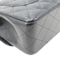 thumbnail image 5 of Pre-Owned Chanel Classic Double Flap Jumbo Quilted Caviar Leather Shoulder Bag Black, 5 of 14
