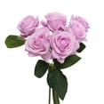 thumbnail image 2 of Pack of 6 stems-Real touch rose bouquet, 2 of 8