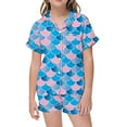 thumbnail image 1 of Luvoko Ensemble de Pyjama à Manches Courtes Imprimé Mode pour Tout-Petits, Robe de Bébé Sans Pieds pour Garçons et Filles, 1 of 4