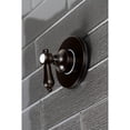 thumbnail image 3 of Kingston Brass KS3035BAL Heirloom 3-Way Diverter Valve with Trim Kit, Oil Rubbed Bronze, 3 of 5