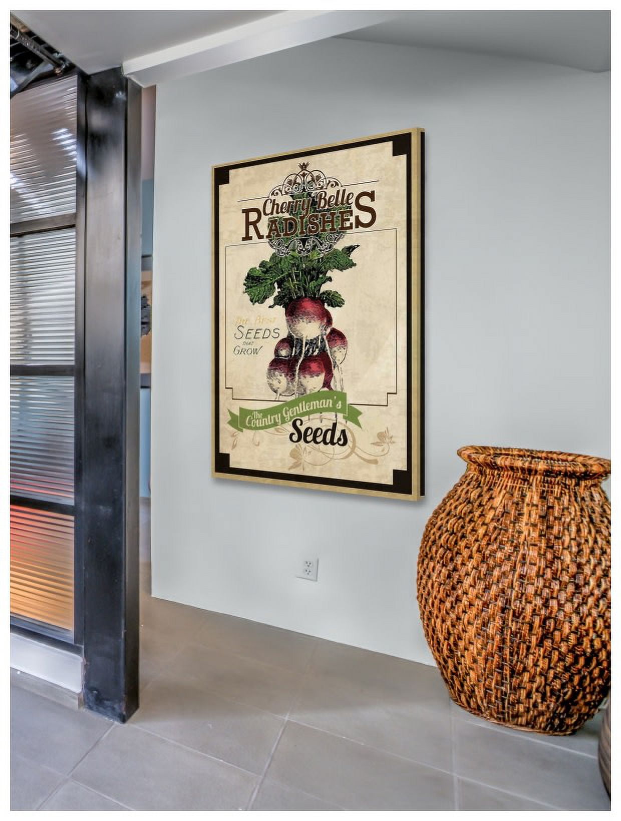 Marmont Hill "Seed Packet Radishes" Painting Print on Canvas
