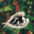 thumbnail image 5 of Christmas Dog Angel Ornament - 2D Acrylic Flat Dog Angel Pendant, Hanging Decoration for Christmas Tree Whimsical Holiday Gift for Dog Lovers, 5 of 5