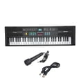 thumbnail image 3 of Teclado Piano, Cable USB Micrófono Componentes Electrónicos Teclado Eléctrico Con USB 6 Canciones De Demostración Piano Multifuncional Para Piano Multifuncional Para Estudio, 3 of 8