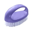 thumbnail image 2 of Home Essentials Scrub Brush For Cleaning Scrubbing Heavy Duty Stiff Nylon Bristles Cleaning Brush Multi-Purpose, Small Size Purple, 2 of 6