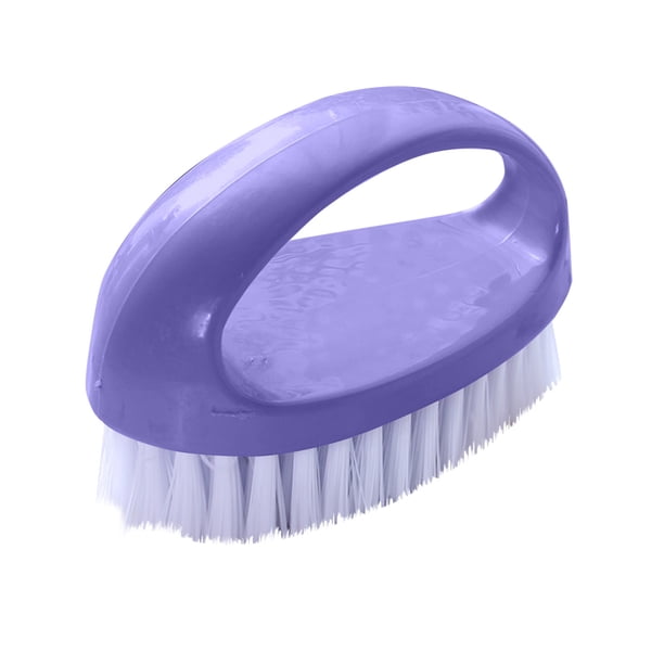 Cepillo de limpieza para fregar, cerdas de nailon rígidas resistentes, cepillo de limpieza multiusos, tamaño pequeño