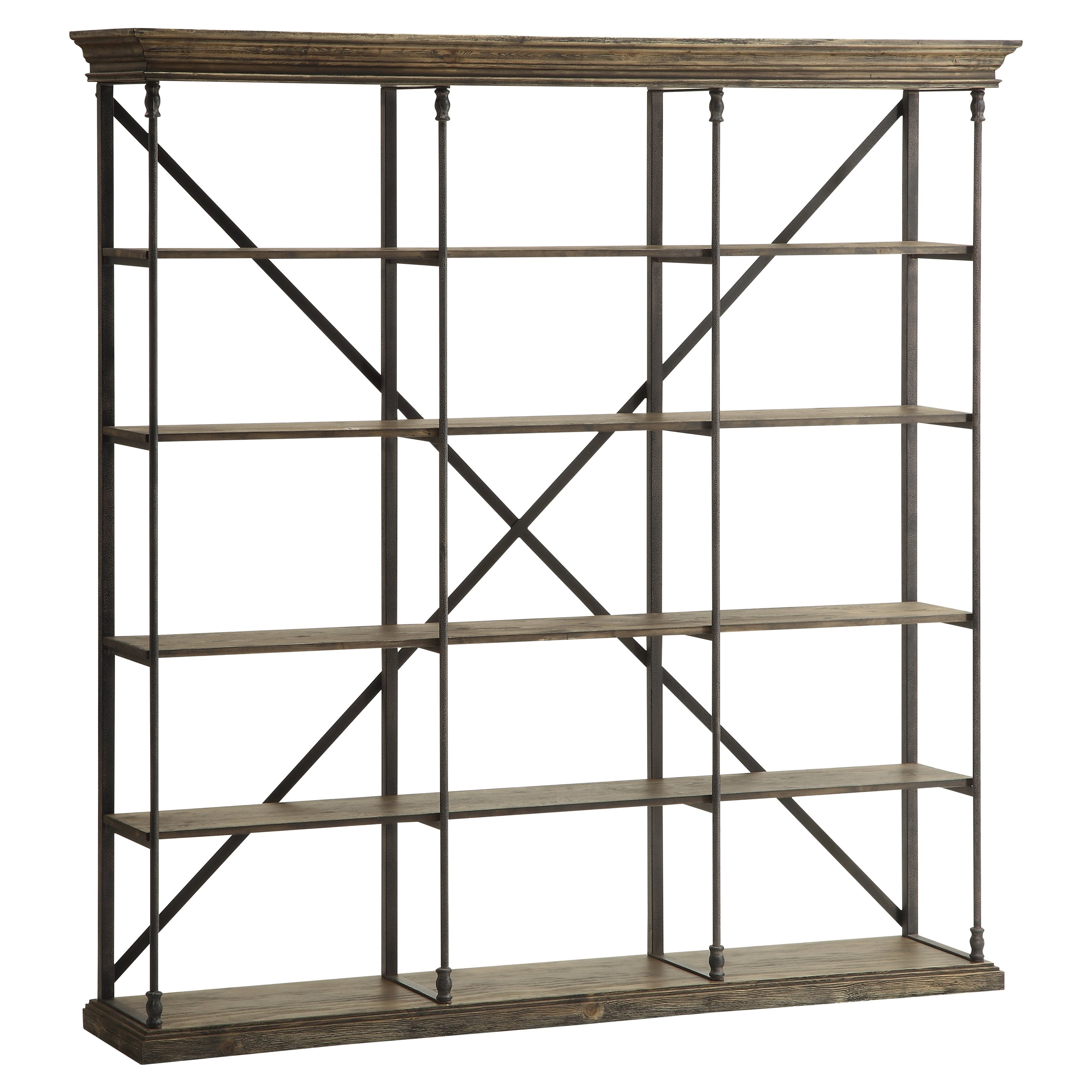 Coast To X Back 5 Shelf Bookcase Com