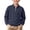 Navy, variant on StSilkitty Kids Long Sleeve Golf Shirts Quarter Zip Collared School Uniform Dress Shirts Lightweight Soft Comfy Tees