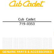 CUB CADET 719-0353 Coupling Shield Splitter LS27T LS27 LS25CC LS25 LS Log GS27T