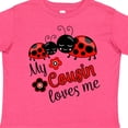 thumbnail image 4 of Inktastic My Cousin Loves Me with Cute Ladybugs Boys or Girls Toddler T-Shirt, 4 of 5