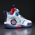 thumbnail image 4 of Men's Basketball Shoes Rotary Buckle Shock Absorption Comfy Outdoor Training Running Ball Gaming, Spring And Summer, 4 of 7