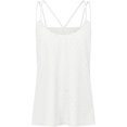 thumbnail image 7 of Women Tank Tops Eyelet Sleeveless Camisole Casual Spaghetti Strap Scoop Neck Cami Summer Beach Flowy Shirts Top, 7 of 7