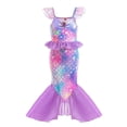 thumbnail image 1 of Girls Princess Mermaid Costume Cosplay Party Dress, 1 of 6