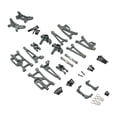 thumbnail image 3 of lionlar 1/14 Scale RC Car Metal Upgrade Kits Front Rear Steering Tie Rod for DIY Gray, 3 of 9