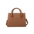 thumbnail image 1 of Bolsa bandolera de paja para la playa bandolera de cuero tejido a mano para mujer Ndcxsfigh Para Estrenar, 1 of 9