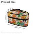 thumbnail image 6 of HELLHERO Vintage Colored Daisies Dustproof Travel Iron Storage Case Protective Travel Steamer Bag Travel Carrying Case, Bag Only, 6 of 6