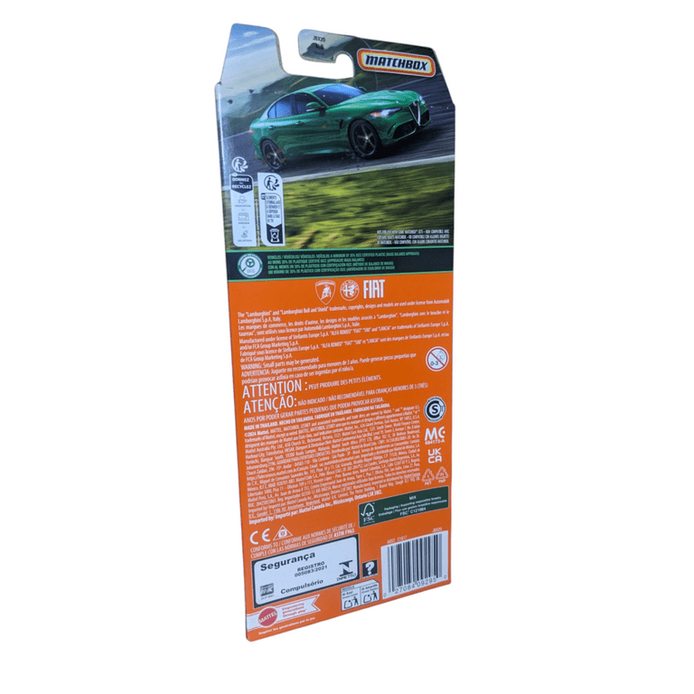 2025 Matchbox Italian Roads 5-Pack Lamborghini Fiat Alfa Romeo