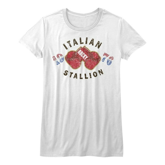 Rocky Gloves 1976 White Junior Women's T-Shirt