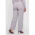 thumbnail image 4 of Women's Plus Size High Waisted Wide Leg Casual Pants with Pockets, 4 of 4