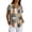 Light Brown, variant on longantii Womens Summer Tops Comfy Cotton Linen Graphic T-Shirts Baggy Vneck Short Sleeve Blouses Gradient Button Down Clothes Red 2XL