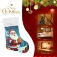 thumbnail image 5 of Ryvnso Christmas Stockings Christmas Santa Claus Gift 17.7" Large Stocking Decoration 2 Pack, 5 of 7