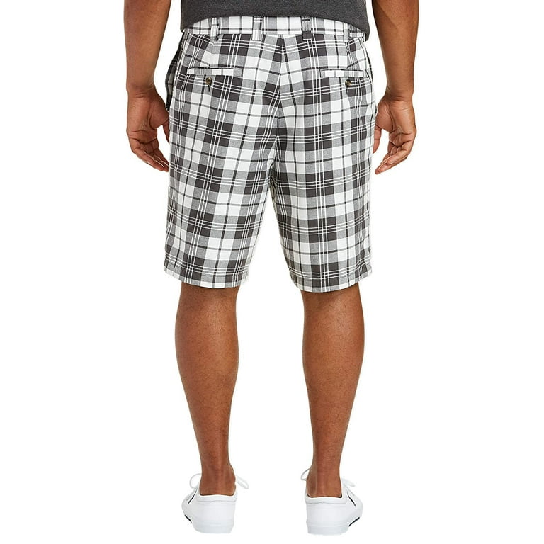 Mens cotton hotsell plaid shorts
