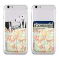 thumbnail image 5 of YFYANG Universal Adhesive Cell Phone Card Holder, Pastel Butterfly Pattern Leather Cell Phone Wallet Sticker, 5 of 6