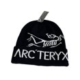 thumbnail image 1 of Arcteryx Tuque Noire à Tête d'Oiseau Bonnet Casquette Noir, 1 of 4