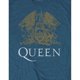 thumbnail image 3 of Queen - Camiseta Escudo para Adultos Unisex (Azul Índigo), 3 of 3