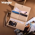 thumbnail image 2 of Cartera Montana West Wrangler de piel vegana color albaricoque para mujer, 2 of 6