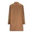 thumbnail image 5 of Duqingm Womens Winter Coats Womens Long Wool Coat Double Breasted Trench Coat Fall Winter Clothes Coffee,S, 5 of 5