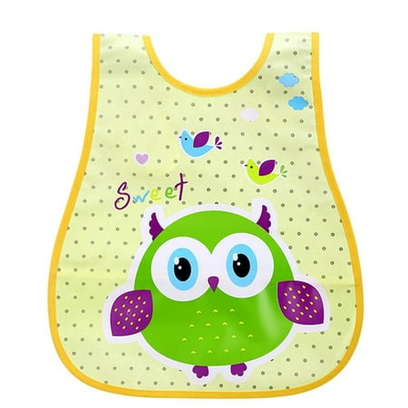 

Shpwfbe Baby Toddler Boys Girls Cartoon Sleeveless Waterproof Feeding Apron Bib Smock Kids Gifts