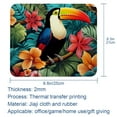 thumbnail image 5 of FeBohao Funny Mouse Pad Mat for Wireless Jiaji Cloth Rubber Base Portable Cute Soft Personalized Thin Abstract Office Decor Men Cushion Aesthetic Fashion Essentials Kids Table Toucan, 5 of 6