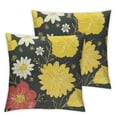 thumbnail image 2 of JRXY Summer Pillow Covers Watercolor Daisy Throw Pillow Case Hello Sunshine Bloom Summer Yellow Decorative Cushion Cover for Indoor Outdoor Home Bed Sofa,2 Pcs White, 2 of 6